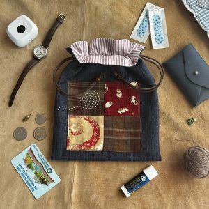 Drawstring Pouch - Work Can Wait - Cat