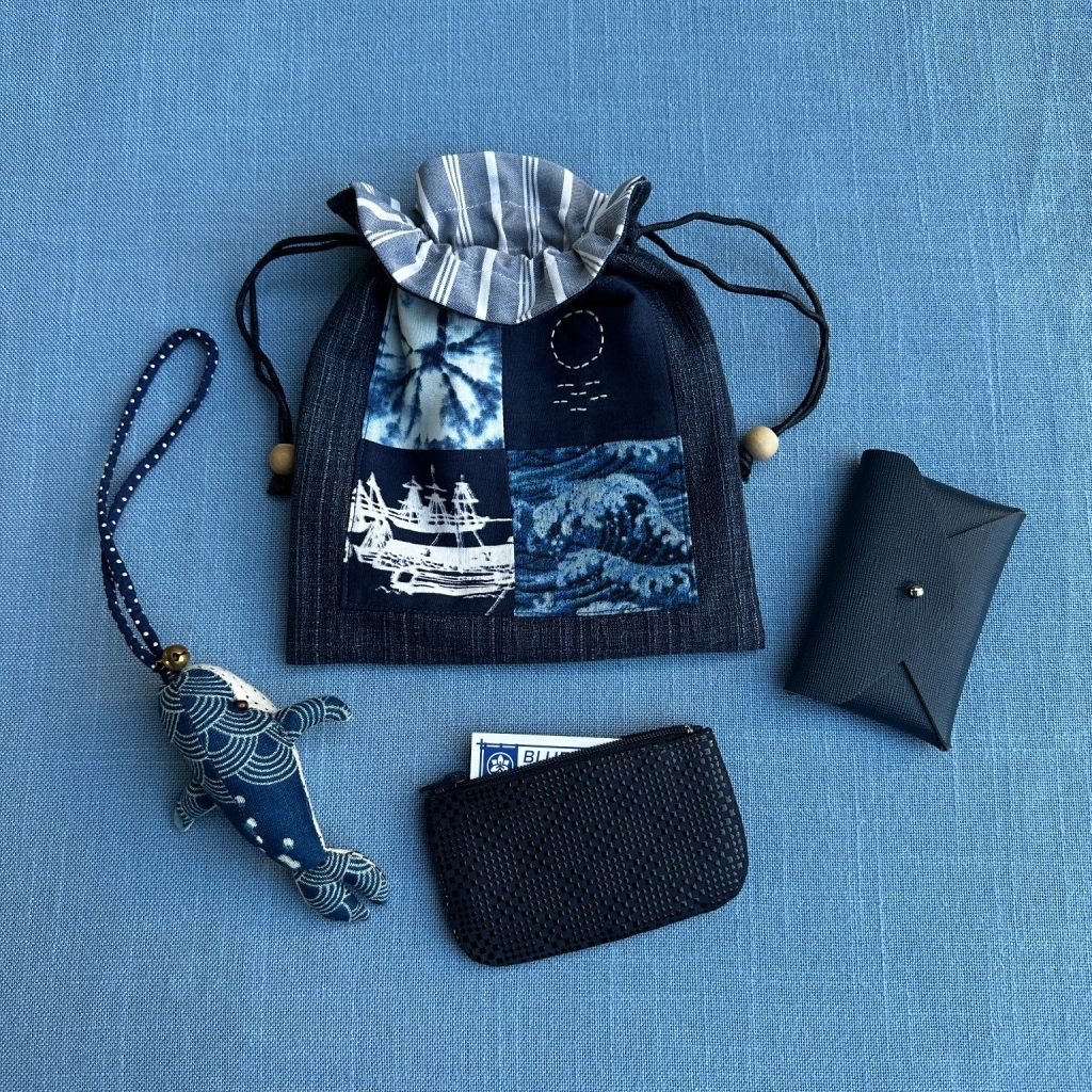 Drawstring Pouch - Work Can Wait - Ocean