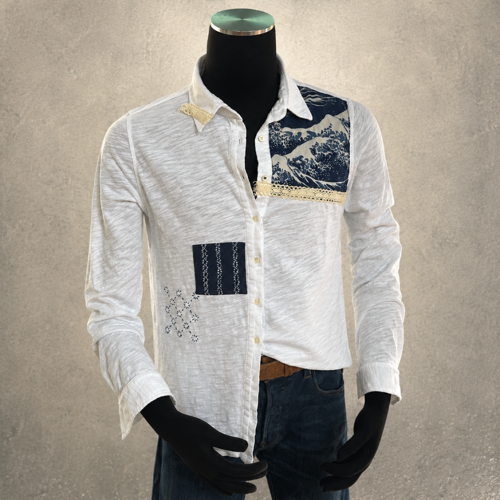 Sea Foam white shirt