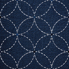 Seven Treasures sashiko pattern