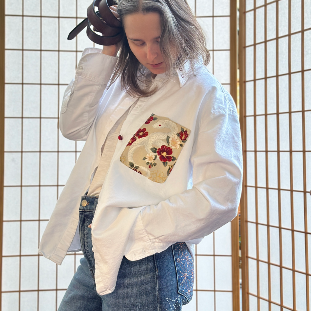 Snakebite white shirt